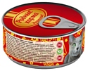 Родные корма (0.1 кг) 24 шт. Знатные консервы 100% говядина для взрослых кошек