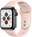 Apple Watch Series 5 44mm GPS + Cellular Stainless Steel Case with Sport Band