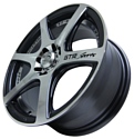 Sakura Wheels 3717Z 6.5x15/4x98/100 D73.1 ET35 Серый с полировкой