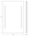 Evoform Ledline 50х75 (BY 2113)