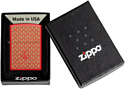 Zippo Red Matte Flame Pattern 49573