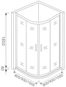 Good Door Latte R 100x100 (прозрачное стекло) (Latte R-100-C-WE)