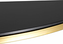 Stool Group Альба 115x30 ECST-095-SR-TG (стекло черное/сталь золото)