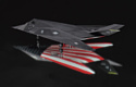 Hasegawa Ударный самолет F-117A Nighthawk Farewell