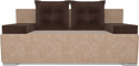 Мебель-АРС Мадейра (микровелюр, кордрой бежевый/коричневый)