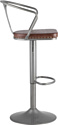 Stool Group TOLIX ARMS SOFT барный (серебристый)