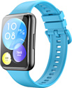 Rumi силиконовый для Huawei Watch FIt 2 (голубой)