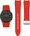 Rumi Classic силиконовый для Samsung Galaxy Watch4/5 (20 мм, красный)