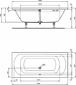 Ideal Standard Hotline Duo K275001 180x80