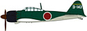Hasegawa Истребитель Mitsubishi A6M7 Zero Yokosuka