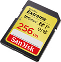 SanDisk Extreme SDXC Class 10 UHS Class 3 V30 150MB/s 256GB