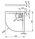 Radaway Argos A 90x90 (4AA99-01)