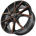 Sakura Wheels 9517 6.5x16/5x114.3 D73.1 ET40 Черный с бронзой