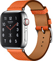 Apple Watch Hermes Series 5 40mm GPS + Cellular Stainless Steel Case with Single Tour