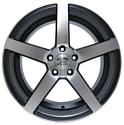 Sakura Wheels 9135 8x18/5x108 D73.1 ET42 Темно-серый с полировкой