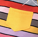 Basik & Co Басик в полосатой футболке с карманом 30 см Ks30-147