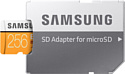 Samsung Evo microSDXC 256GB + адаптер