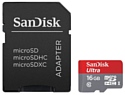 Sandisk Ultra microSDHC Class 10 UHS-I 80MB/s 16GB + SD adapter