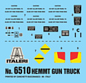 Italeri 6510 Бронированный вооружённый грузовик HEMTT
