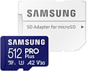 Samsung PRO Plus microSDXC 512GB MB-MD512SA/EU (с адаптером)