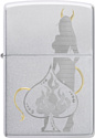 Zippo Satin Chrome Devilish Ace 48658