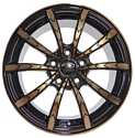 Sakura Wheels 9525 7x16/5x108 D73.1 ET45 Черный с бронзой