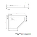 Radaway Doros PT E Compact 100x90 L