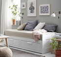 Ikea Бримнэс 200x80-160 (белый) 603.691.32