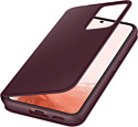 Samsung Smart Clear View Cover для S22 (бургунди)