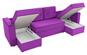 Настоящая мебель Принстон П (вельвет, фиолетовый)