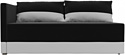 Лига диванов Никас 105207 (левый, черный/белый)