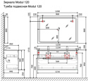 Jorno  Modul 120 Mоl.01.122/P/W+Mol.08.120/W