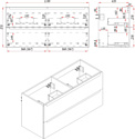 ЗОВ Дион 120 D120LWP0M9003MKV5-HPL38T (туя/белый матовый)