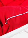 M-Group Лежебока 11180106 (с белым ротангом/красная подушка)