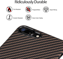 Pitaka MagEZ Case Pro для iPhone 8 Plus (twill, черный/розовое золото)