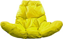 M-Group Капля Люкс 11030111 (белый ротанг/желтая подушка)