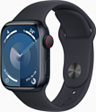 Apple Watch Series 9 LTE 41 мм (алюминиевый корпус, спортивный силиконовый ремешок S/M)