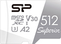 Silicon Power Superior microSDXC SP512GBSTXDA2V20SP 512GB (с адаптером)