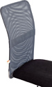 TetChair Star флок/ткань (черный/серый, 35/W-12)
