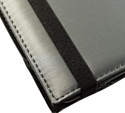 Tuff-Luv Slim Book-Style leather case - Graphite (A7_24)
