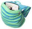 ZIPIT Zipper Backpack Turquoise & Green
