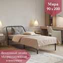 Домаклево Мира 90x200 (черный)