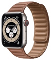 Apple Watch Edition Series 6 GPS + Cellular 44mm Titanium Case with Leather Link