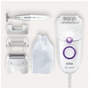 Braun Silk-epil 5 Series 5-825P с триммером White Purple