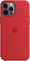 Apple MagSafe Silicone Case для iPhone 12 Pro Max (красный)