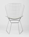 Stool Group Bertoia (хром/белая подушка)