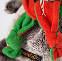 Basik & Co Басик в оранжево-зеленой шапке и шарфике 19 см Ks19-087