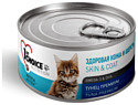 1st Choice (0.085 кг) 1 шт. HEALTHY SKIN and COAT Tuna Premium for KITTEN canned