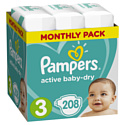 Pampers Active Baby-Dry 3 Midi (208 шт)