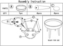 Stool Group Вуди 21A855-L